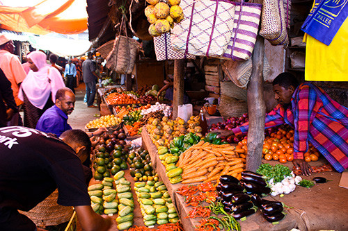 Stone Town Sansibar Sehenswürdigkeiten Darajani Markt